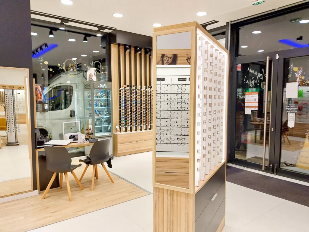 Aménagement opticien