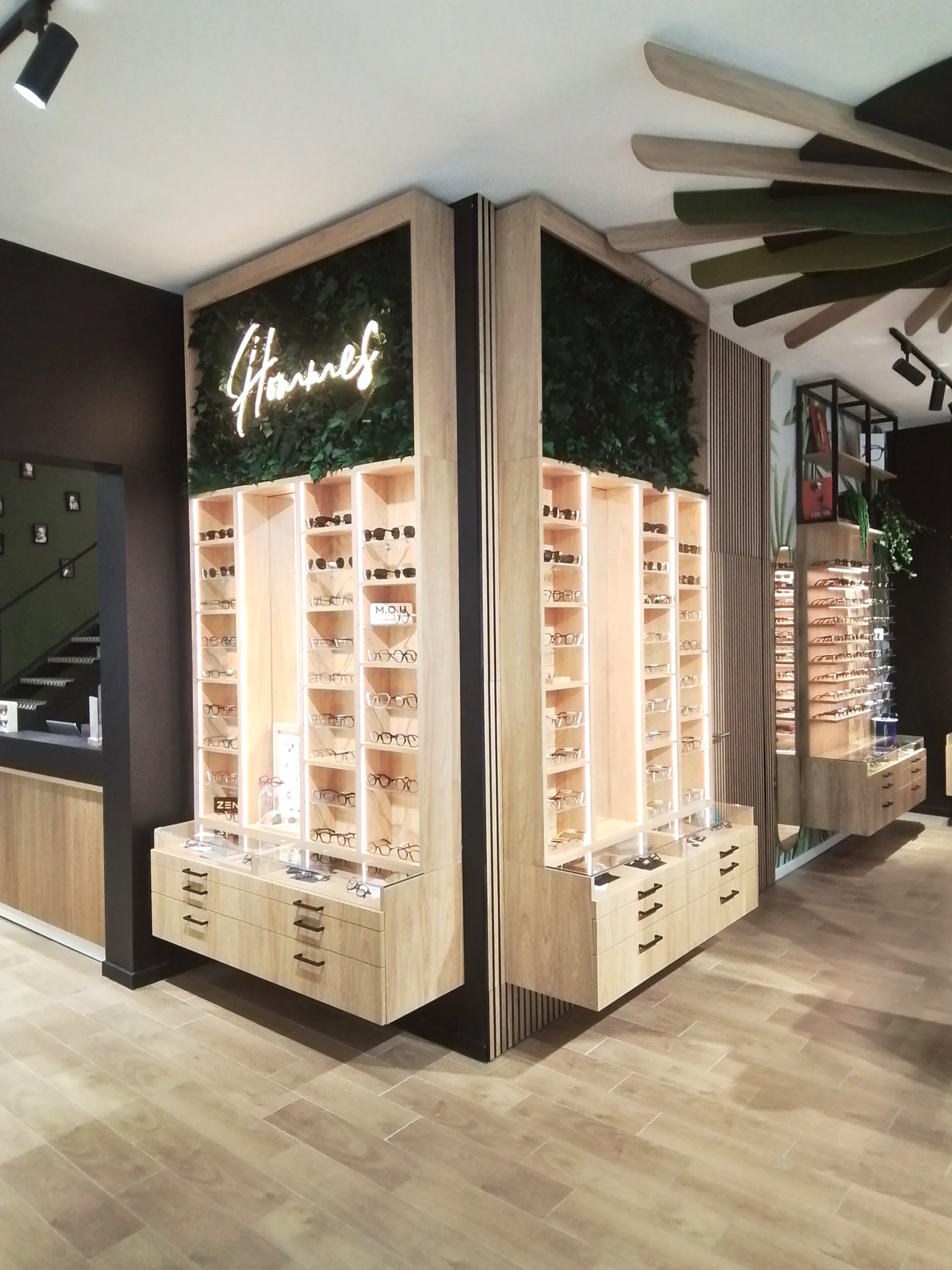Espace presentation de montures